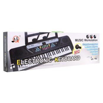 Keyboard z trybem nauki dla dzieci 5+ Stojak na nuty Mikrofon + Nagrywanie - model nr 6161